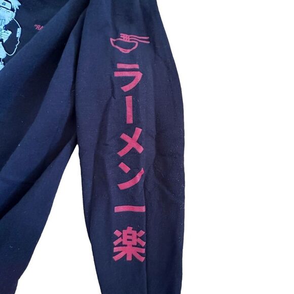 Naruto ~ Ichiraku Ramen Shop ~Black Sweatshirt ~missing size tag ~see size chart - Picture 6 of 12
